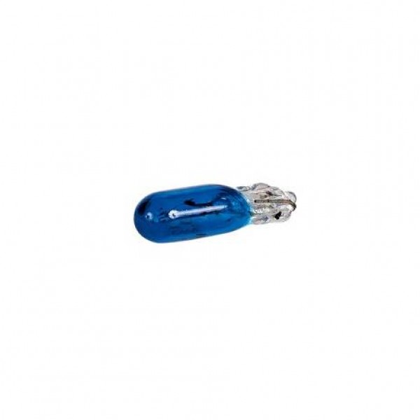 Lámparas wedge 12v 1.2w (t5) w2x4.6d azul.blist 2 unidades