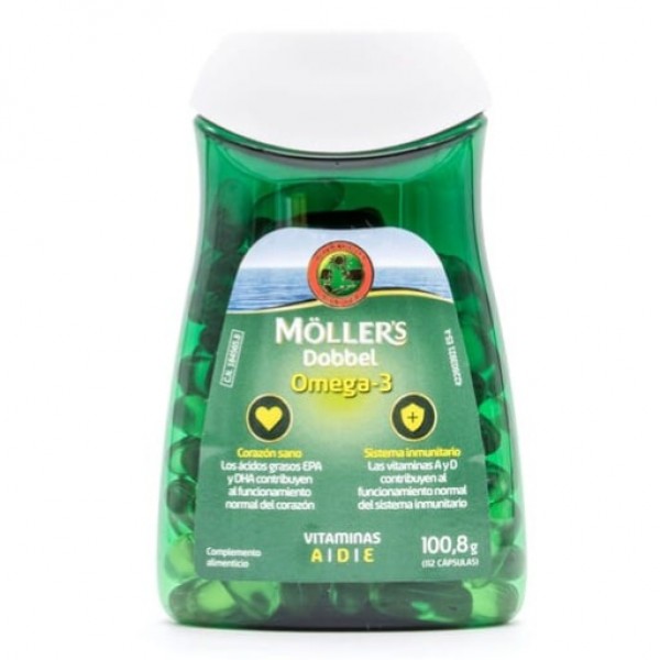 Möller's Dobbel Omega 3 112 cápsulas