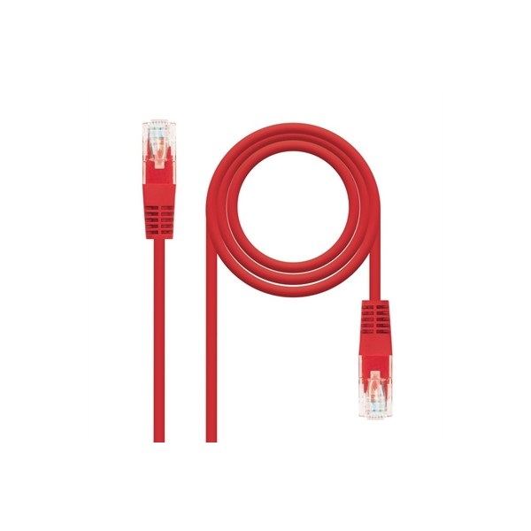 Nanocable latiguillo rj45 cat.6 utp rojo, 3.0 m