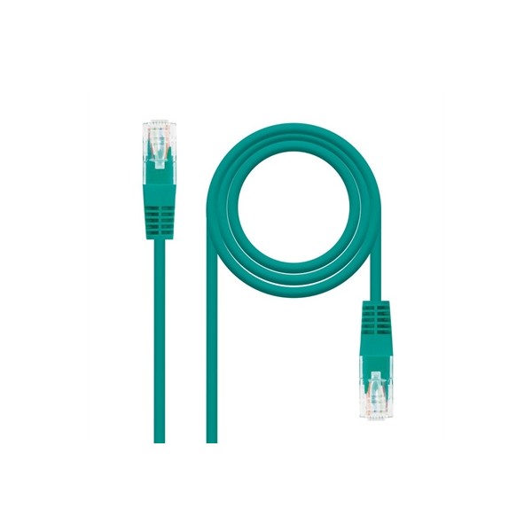 Nanocable latiguillo rj45 categoria 6 utp 2m verde