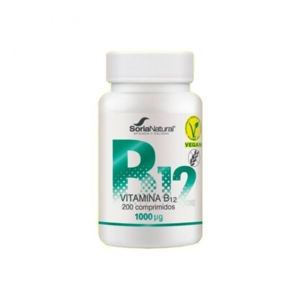 Vitamina B12 Liberacion Sostenida 200 Comp R11139 Soria Natural