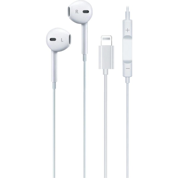 Auriculares cable lightning blancos