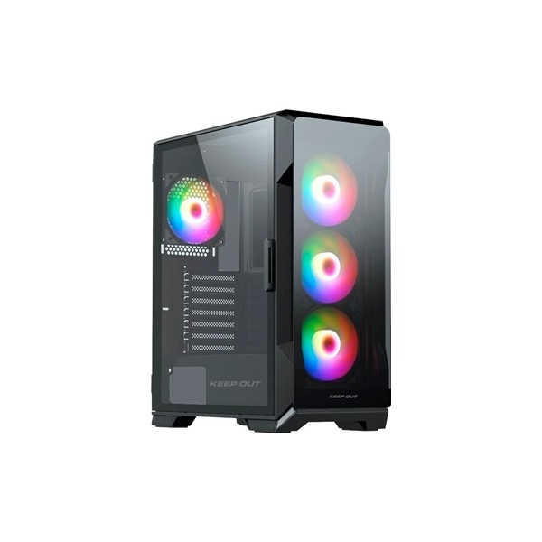 Keep out caja e-atx xc-901 pro argb type-c 3x2