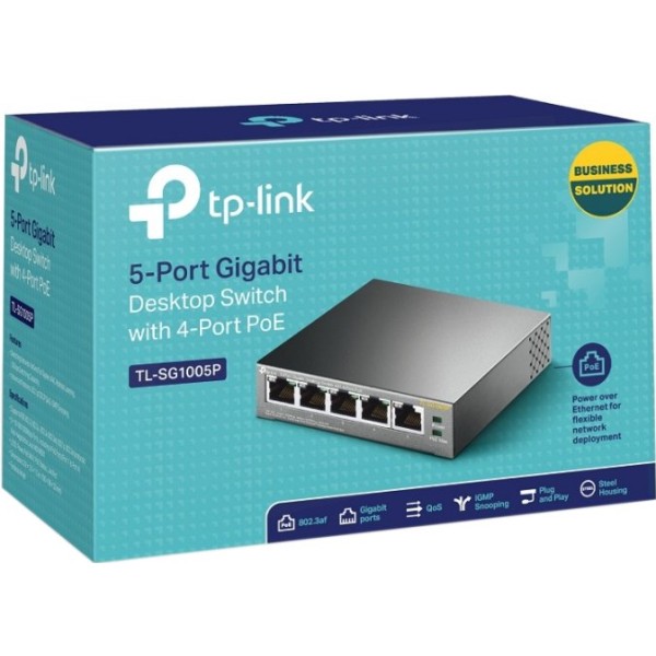 Tp-link tl-sg1005p switch 5xgb 4xpoe