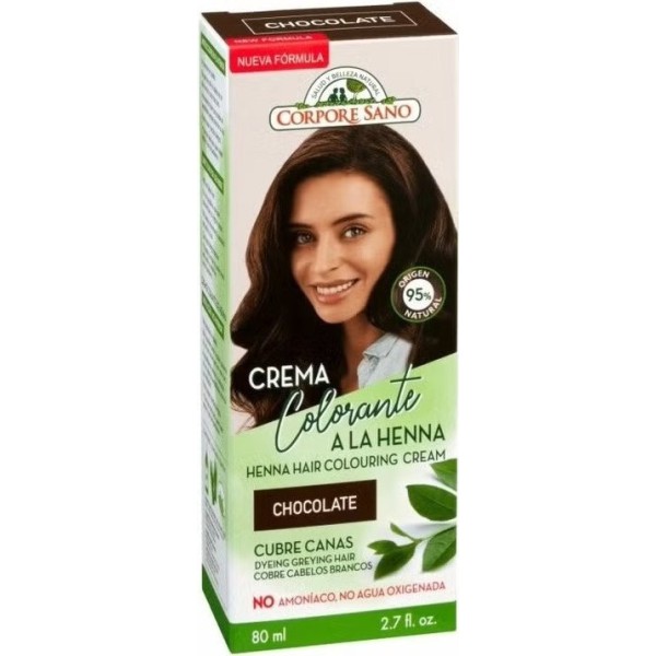 Corpore Sano Crema Colorante Cabello Chocolate 80Ml