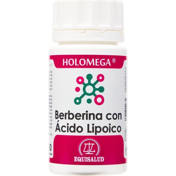 Equisalud Holomega Berberina con Ácido Alfa-Lipoico 50 Cápsulas